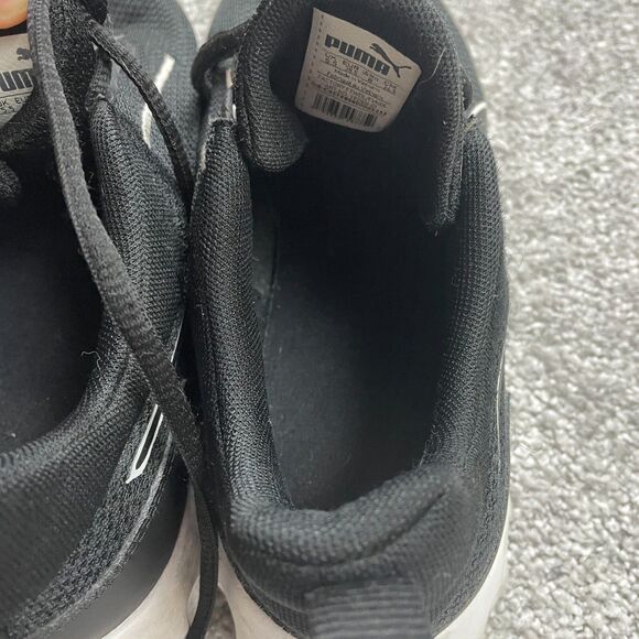 PUMA Carson 2 Concave Black White Womens 8 Low Lace Up Sneakers Shoes Cushion - Picture 6 of 15